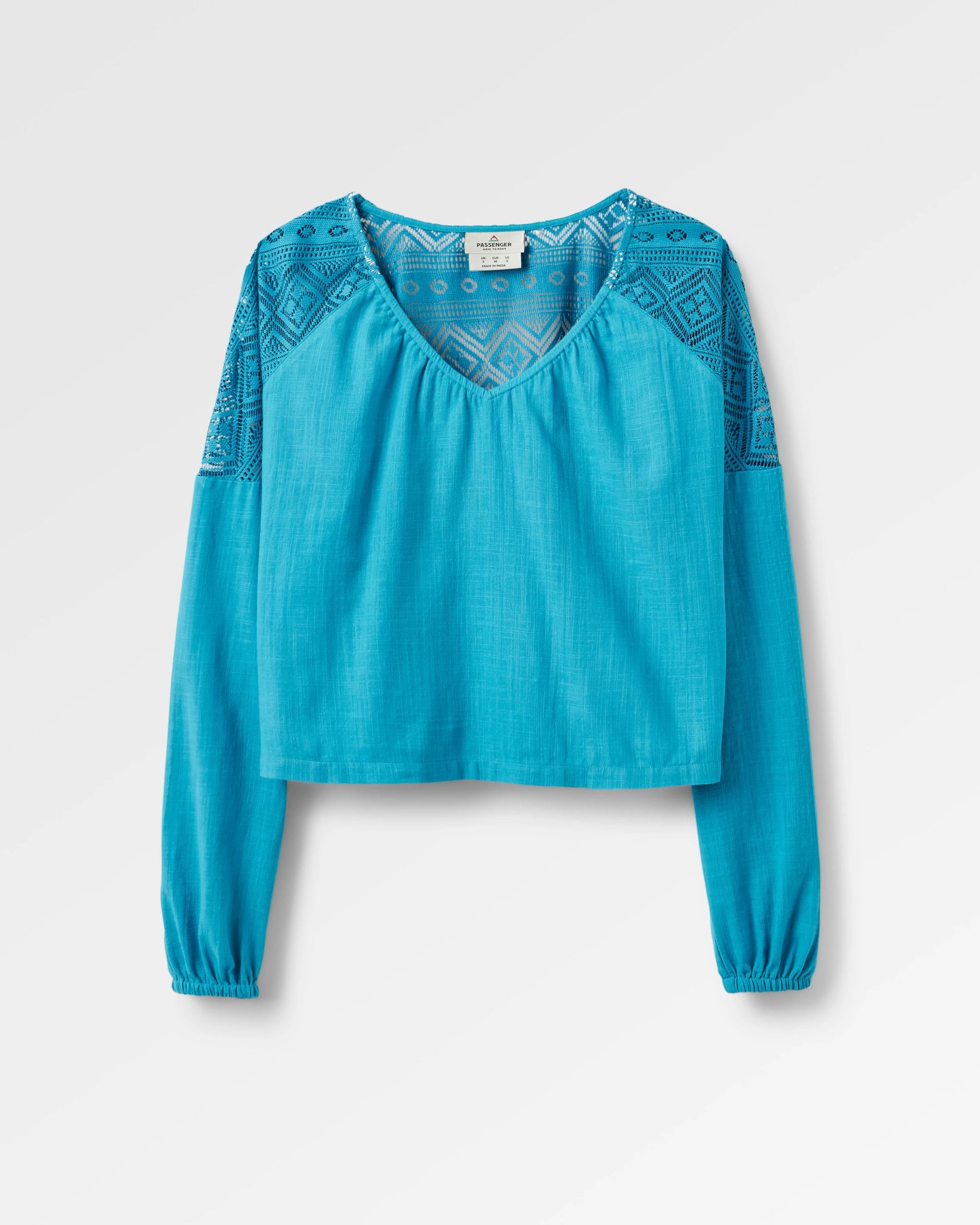 Flurry LS Woven - Bluejay - Flatlay