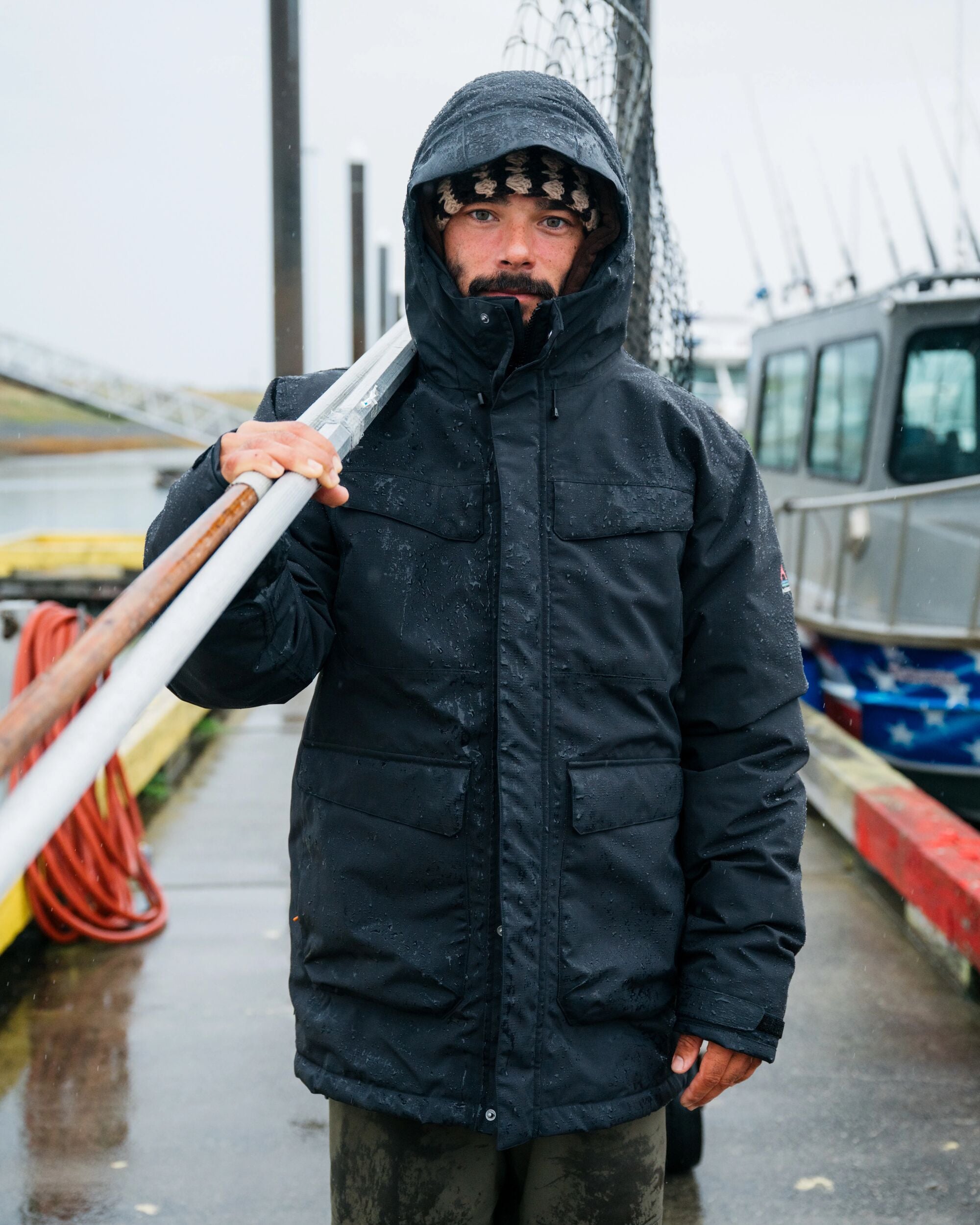 Explorer Waterproof Down Parka - Black - Lifestyle