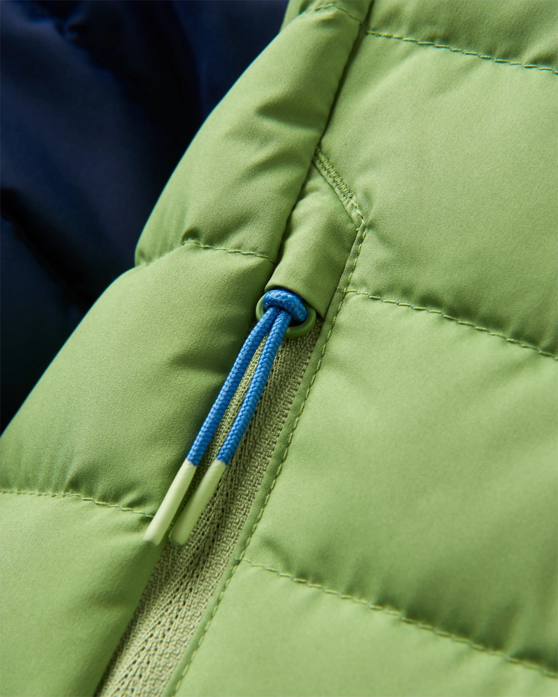 Northstar Down Recycled Jacket -  Rich Navy/Pear Green/Arctic