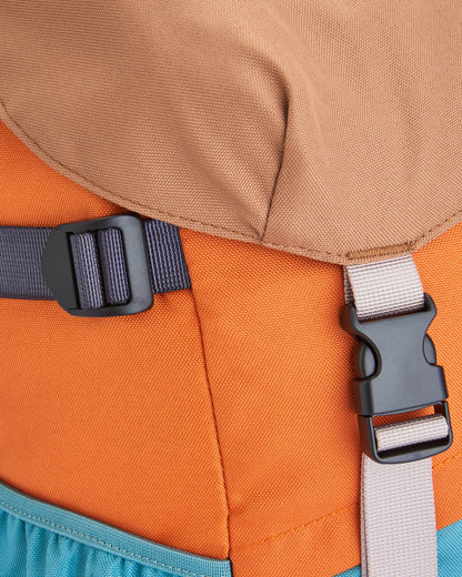 Boondocker Recycled 26L Backpack - Arctic/Retro Orange - Flatlay