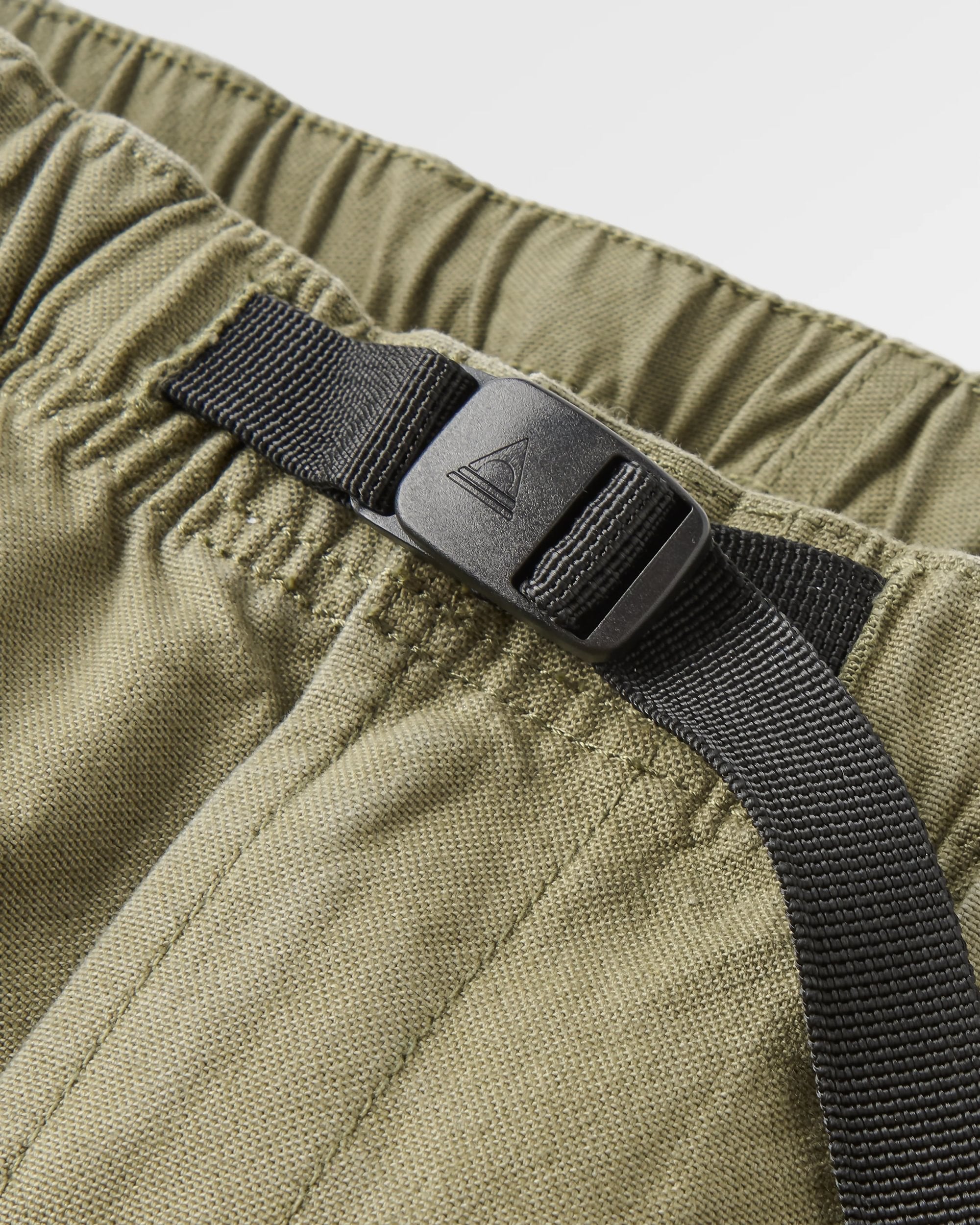 Adventurer Organic Canvas Trouser - Dusty Olive - Flatlay
