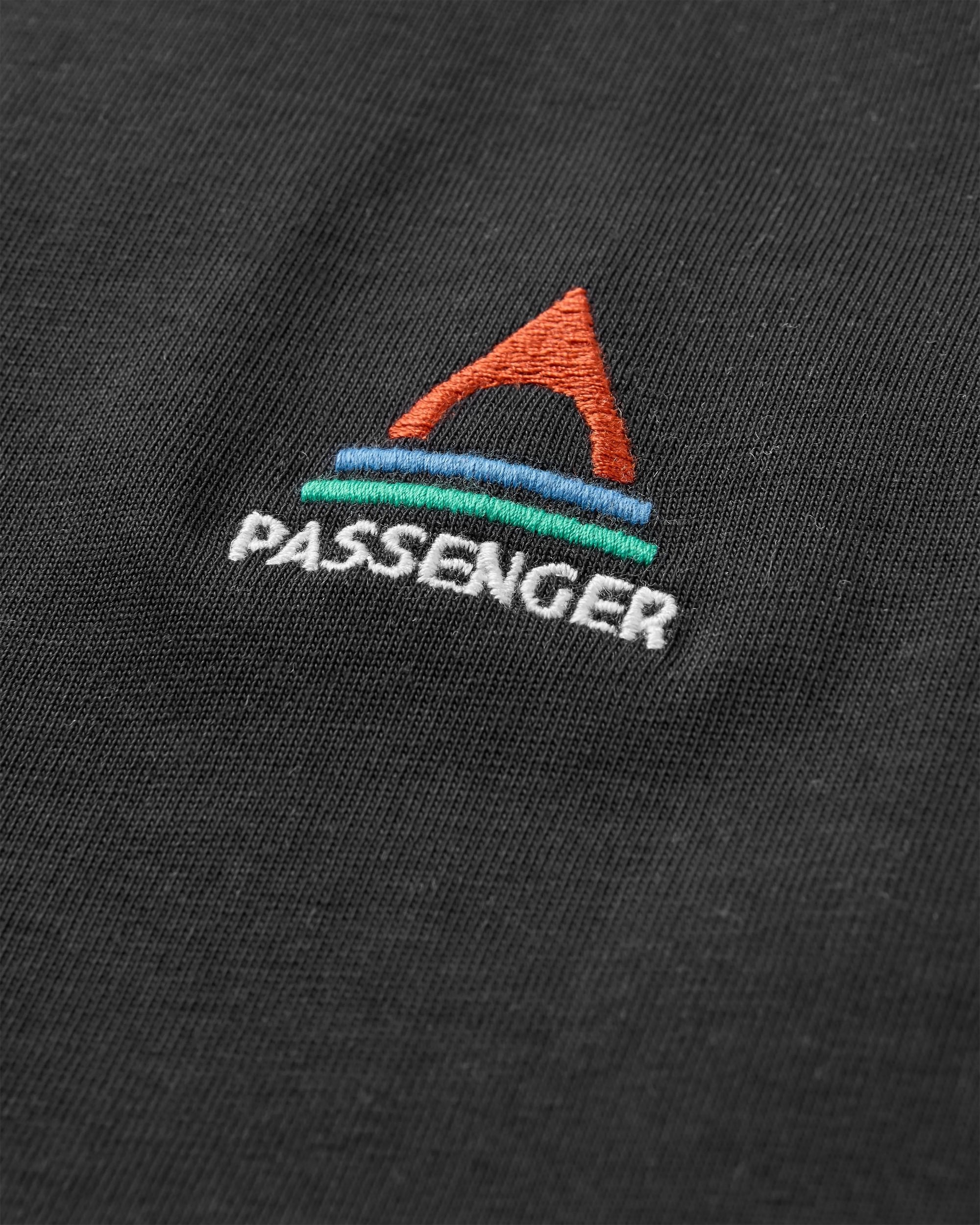 Vita Organic Relaxed Fit T-Shirt - Black - Flatlay