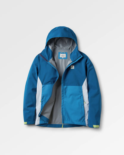 Downpour Recycled Waterproof Jacket - Tidal Blue/Blue Steel