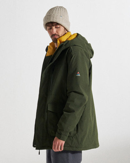 Rainier Waterproof Parka - Fir Tree - Studio Model