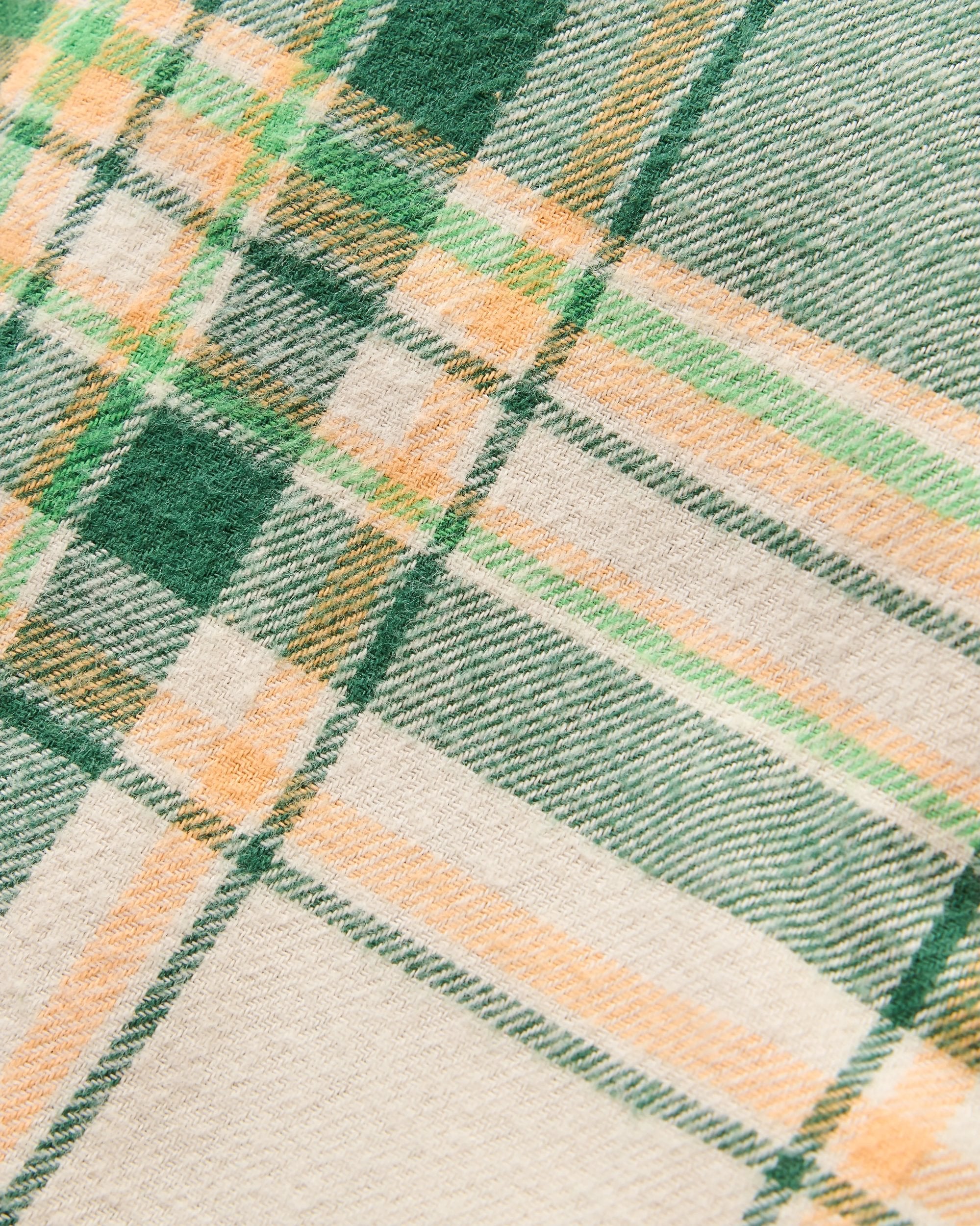 Stella Organic Cotton LS Shirt - Pineneedle Check - Flatlay