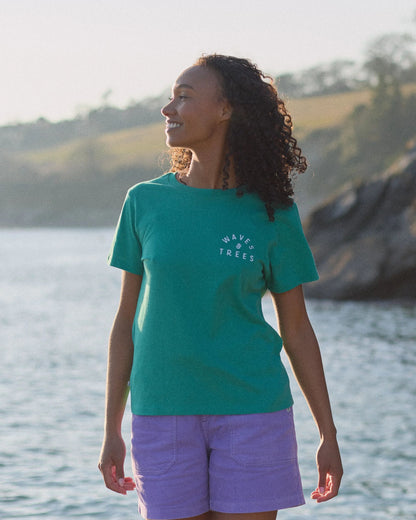 Penida Recycled Cotton T-Shirt - Greenlake - Lifestyle