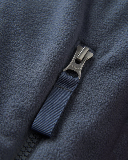 Set Off Recycled Polar 1/4 Zip Fleece - Warm Berry/Charcoal  - Flatlay