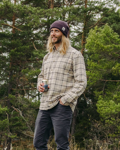 Backcountry Check Shirt - Oatmeal Check - Lifestyle