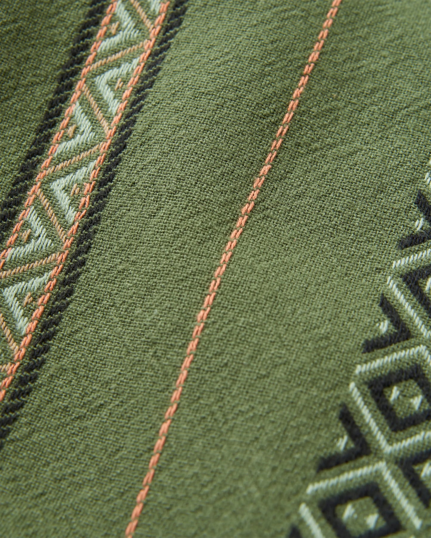 Voyage Jacquard Shirt - Wild Green Stripe