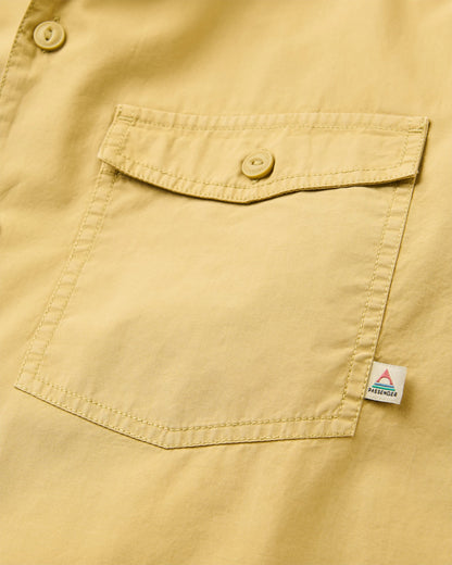 Acreage Organic Cotton LS Shirt - Warm Beige - Flatlay
