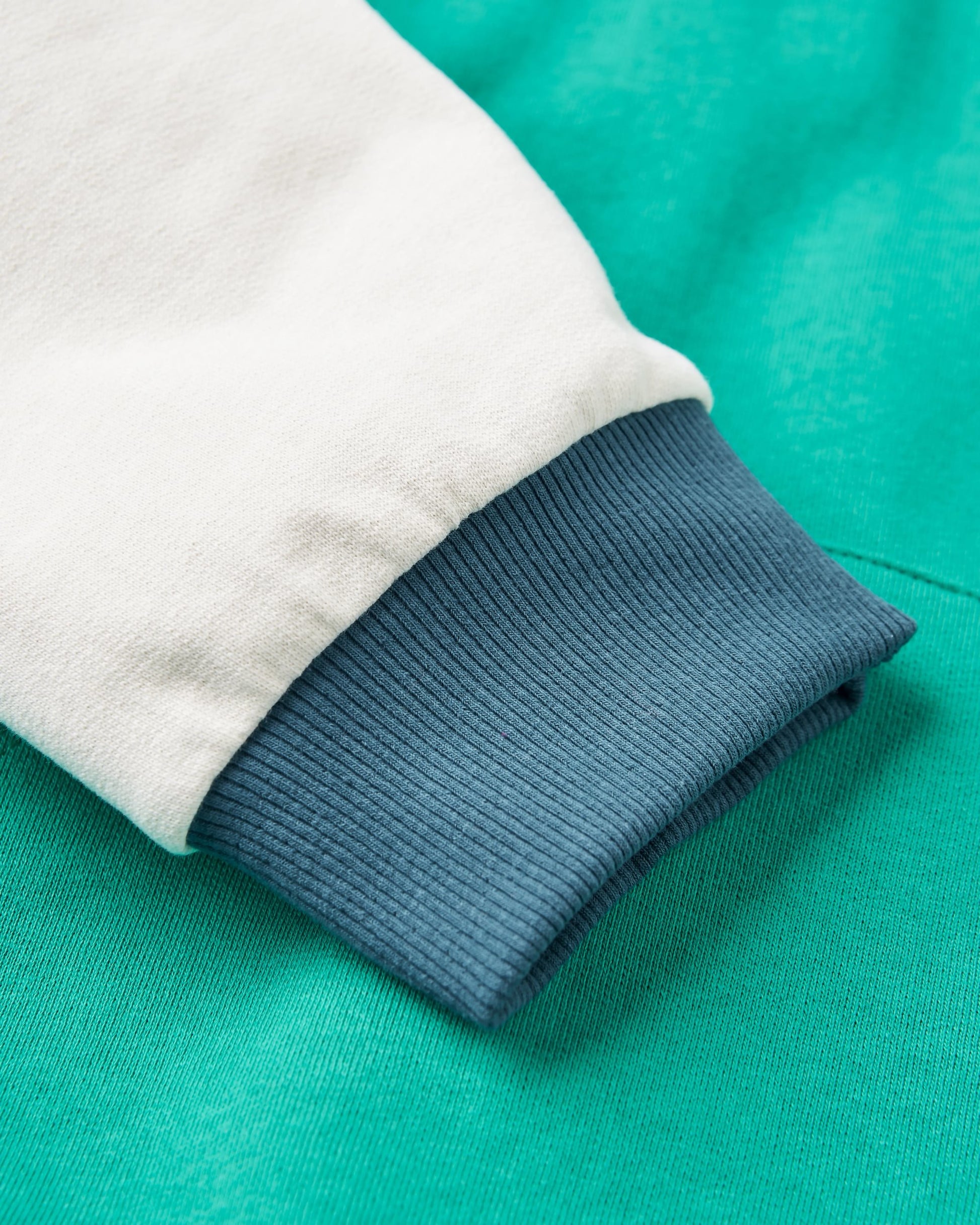 Riser Organic Cotton Hoodie - Greenlake - Flatlay