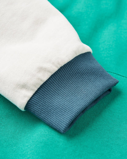 Riser Organic Cotton Hoodie - Greenlake - Flatlay