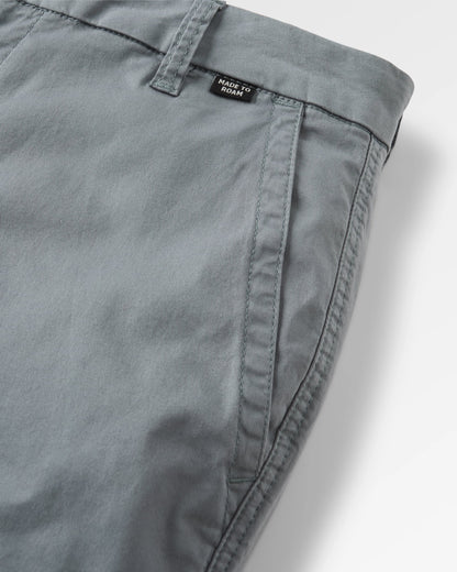 365 Light Organic Cotton Trouser - Storm Grey - Flatlay