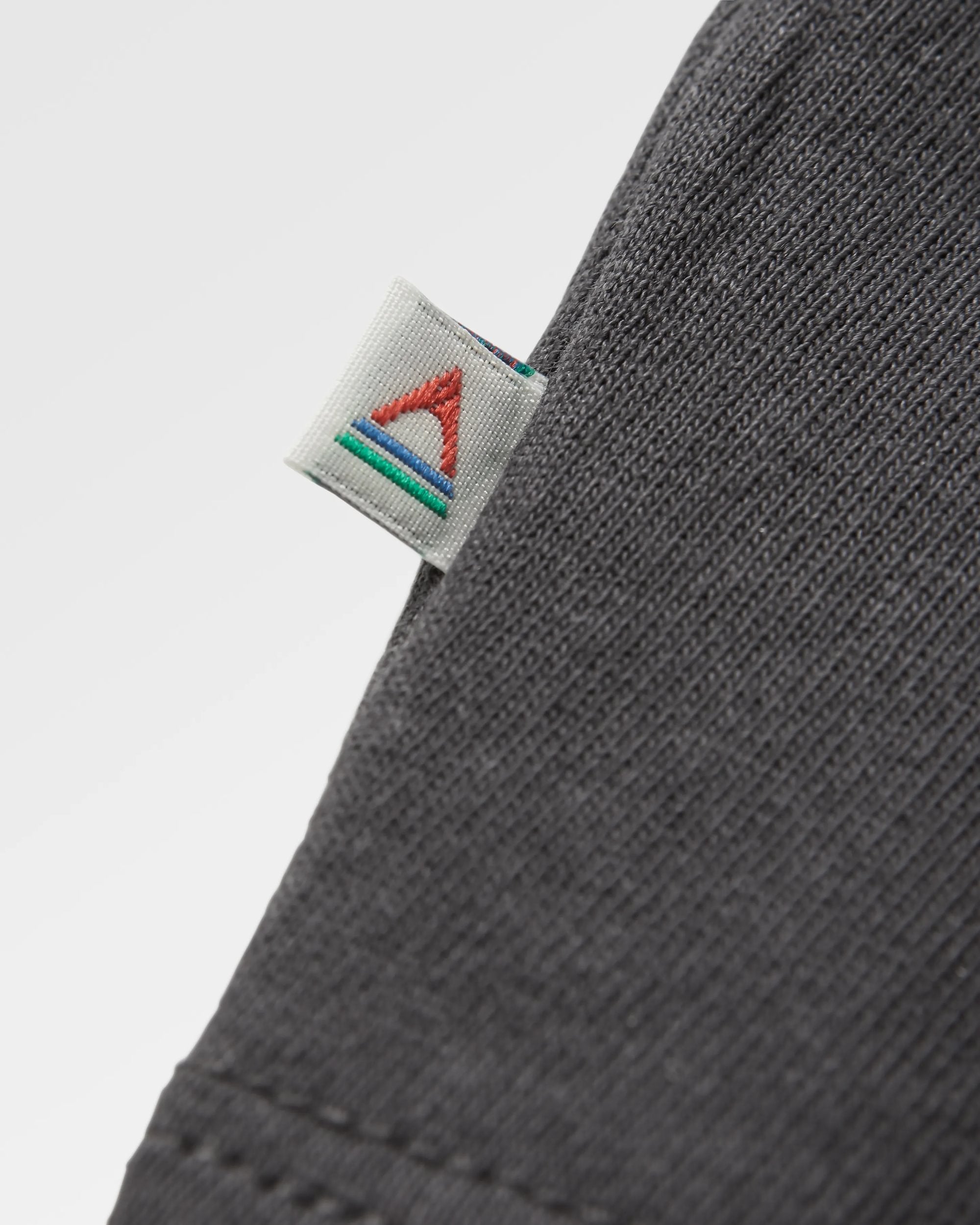 Planted Recycled Cotton T-Shirt - Black - Flatlay