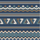 Geo Stripe Dark Denim