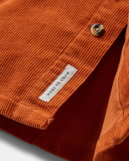 Backcountry Cord Shirt - Sunset Orange