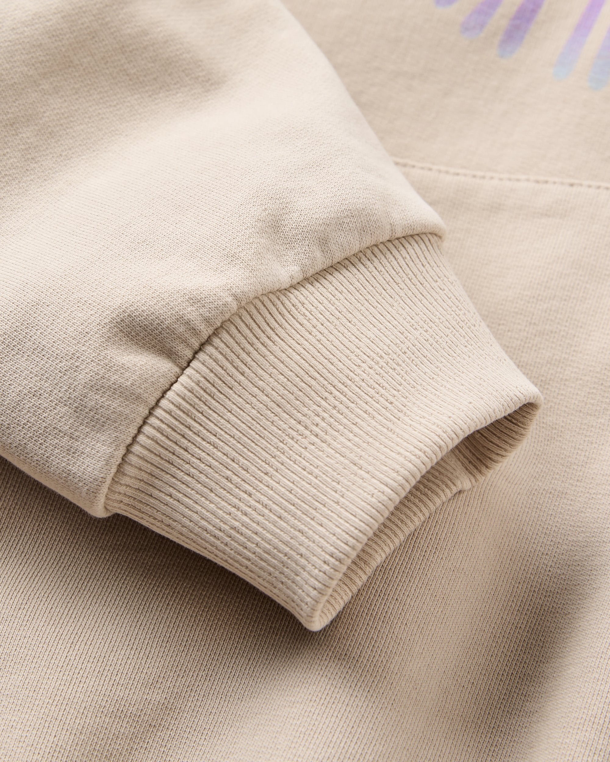 Shutter Recycled Cotton Hoodie - Birch - Flatlay