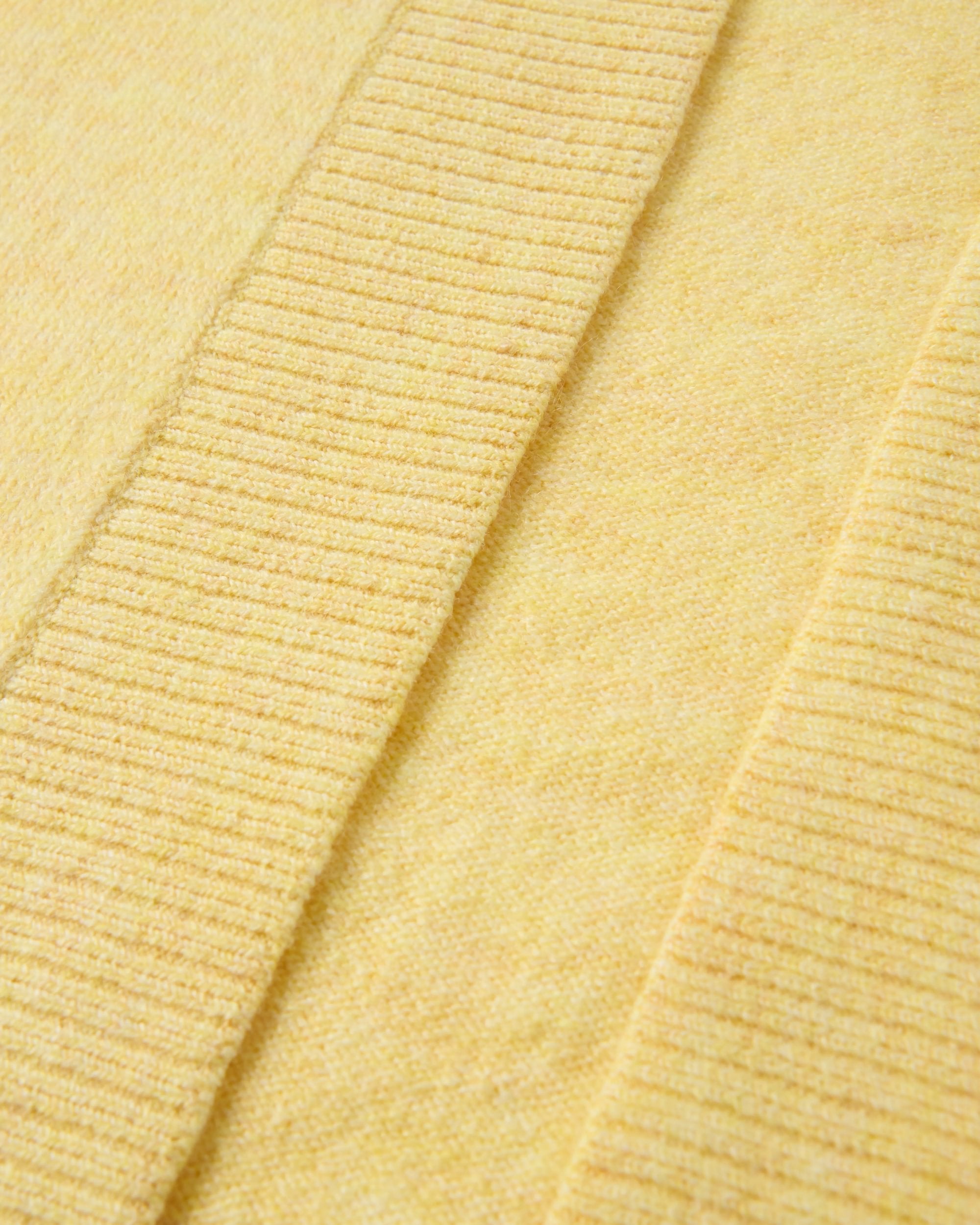 Scenic 'Light' Long Knitted Cardigan - Scenic Yellow - Flatlay