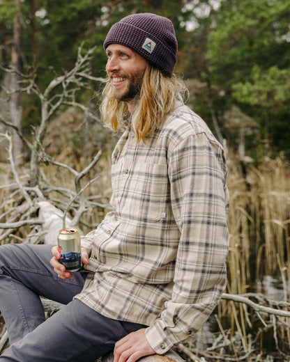 Backcountry Check Shirt - Oatmeal Check - Lifestyle