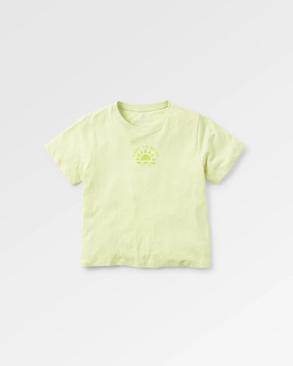 Sunburst Organic T-Shirt - Soft Lime Juice