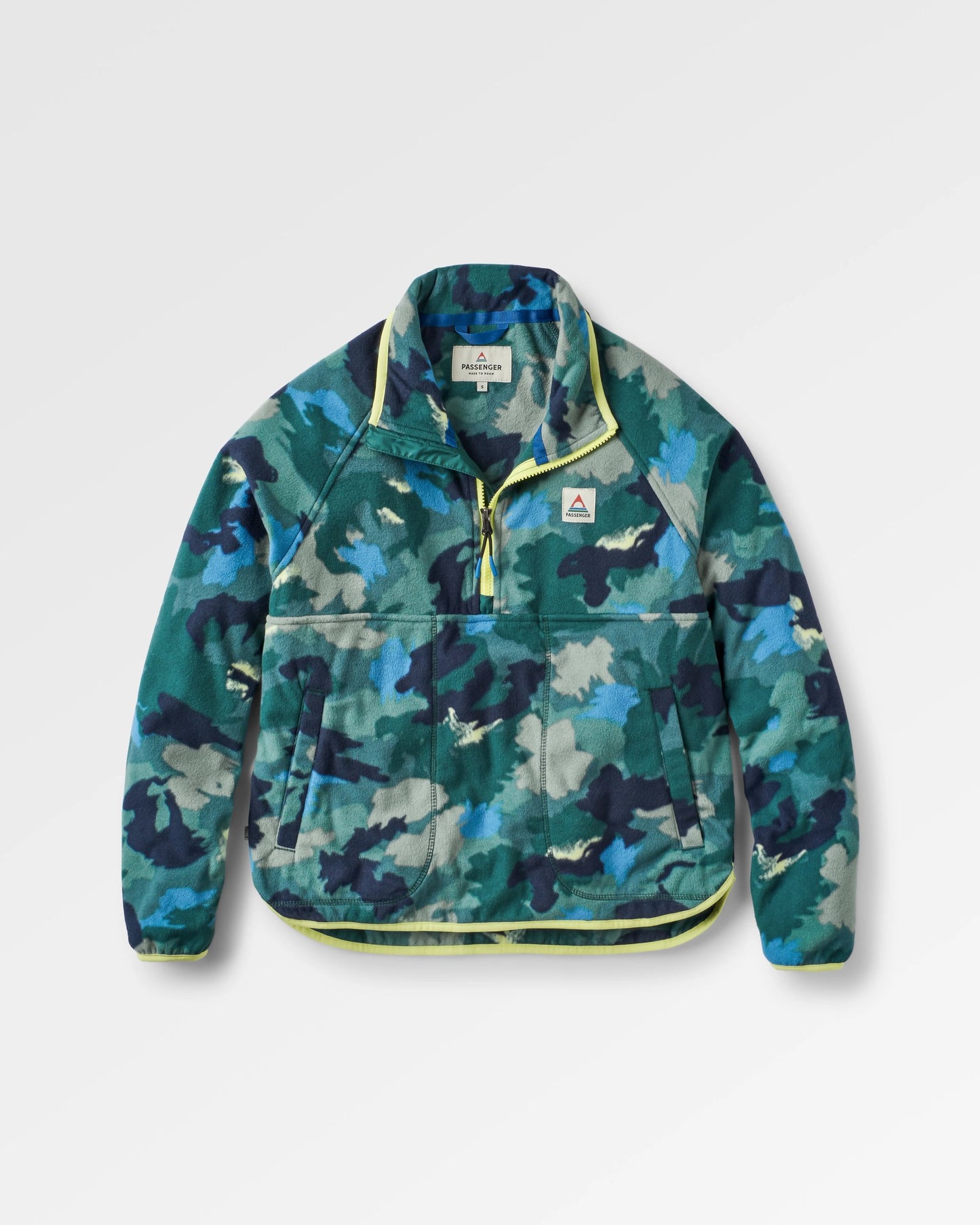 Sorrel Recycled Polar Fleece - Alpine Camo Rain Forest