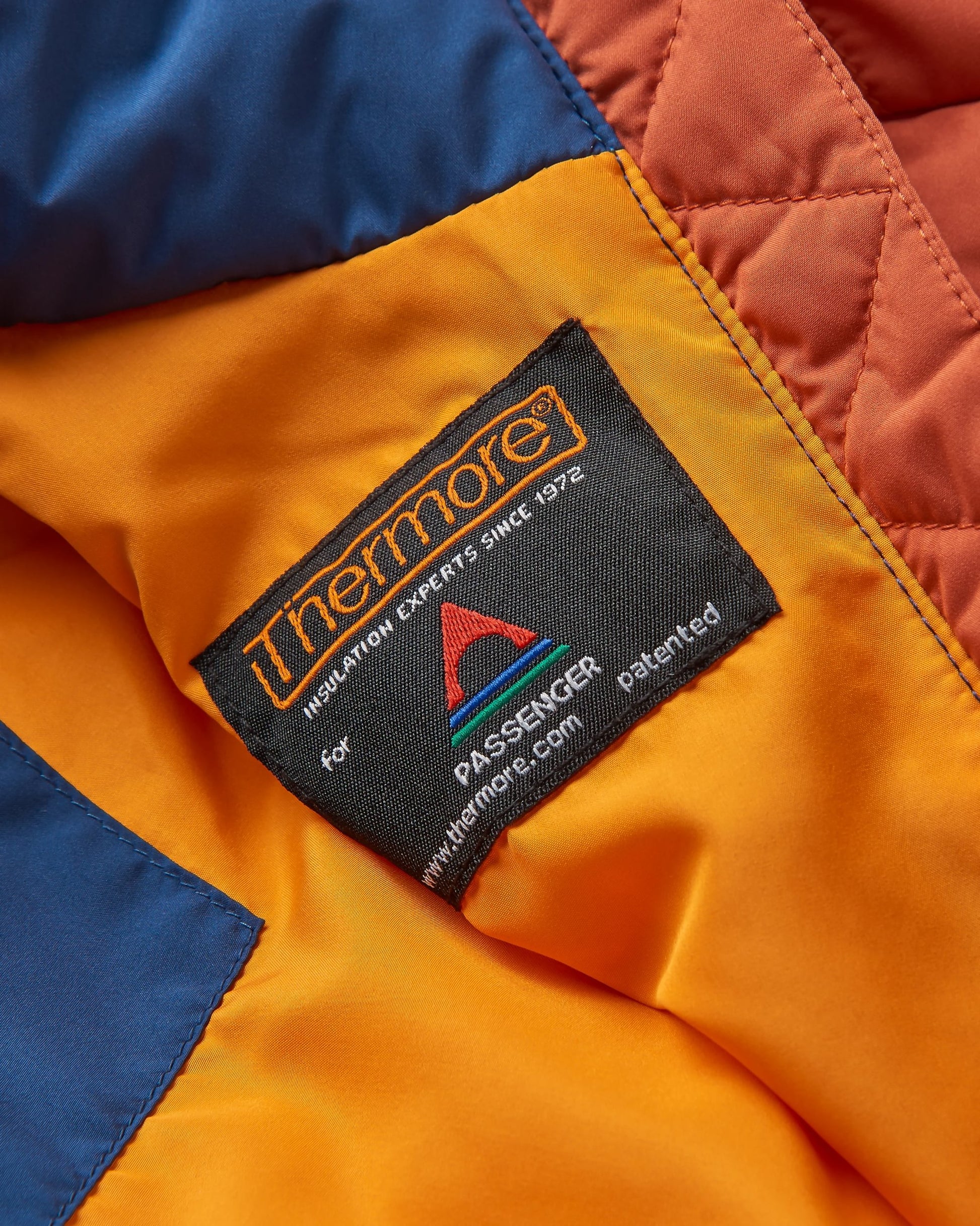 Trace Recycled Thermore® Insulated Jacket - Burnt Orange