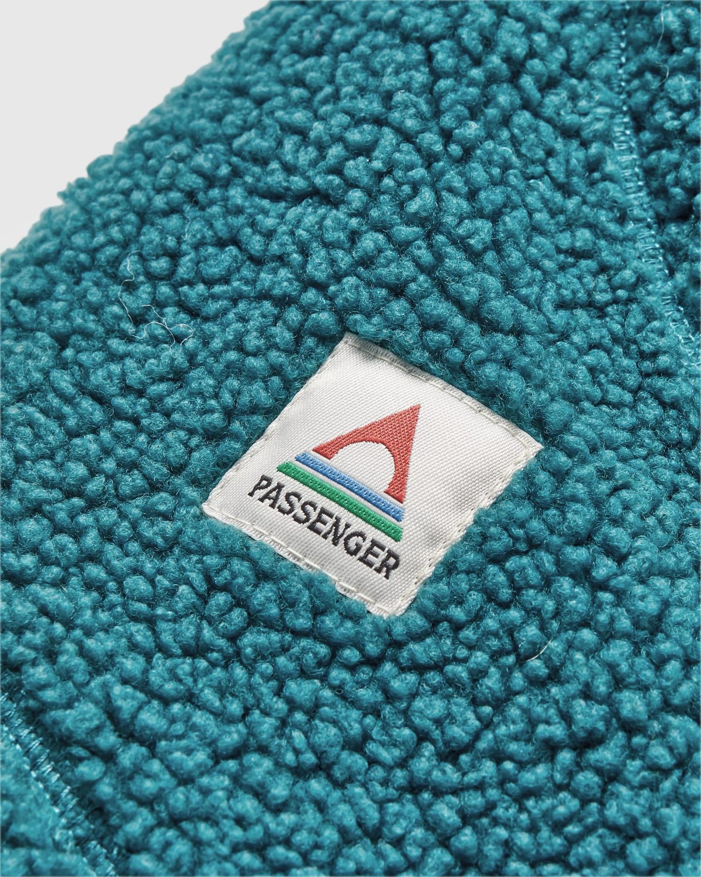 Snowdrift Recycled Fleece Hood - Mediterranean