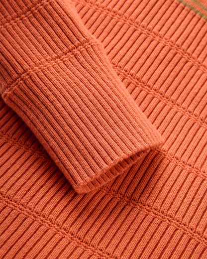 Nurture Organic Cotton Jumper - Toffee - Flatlay