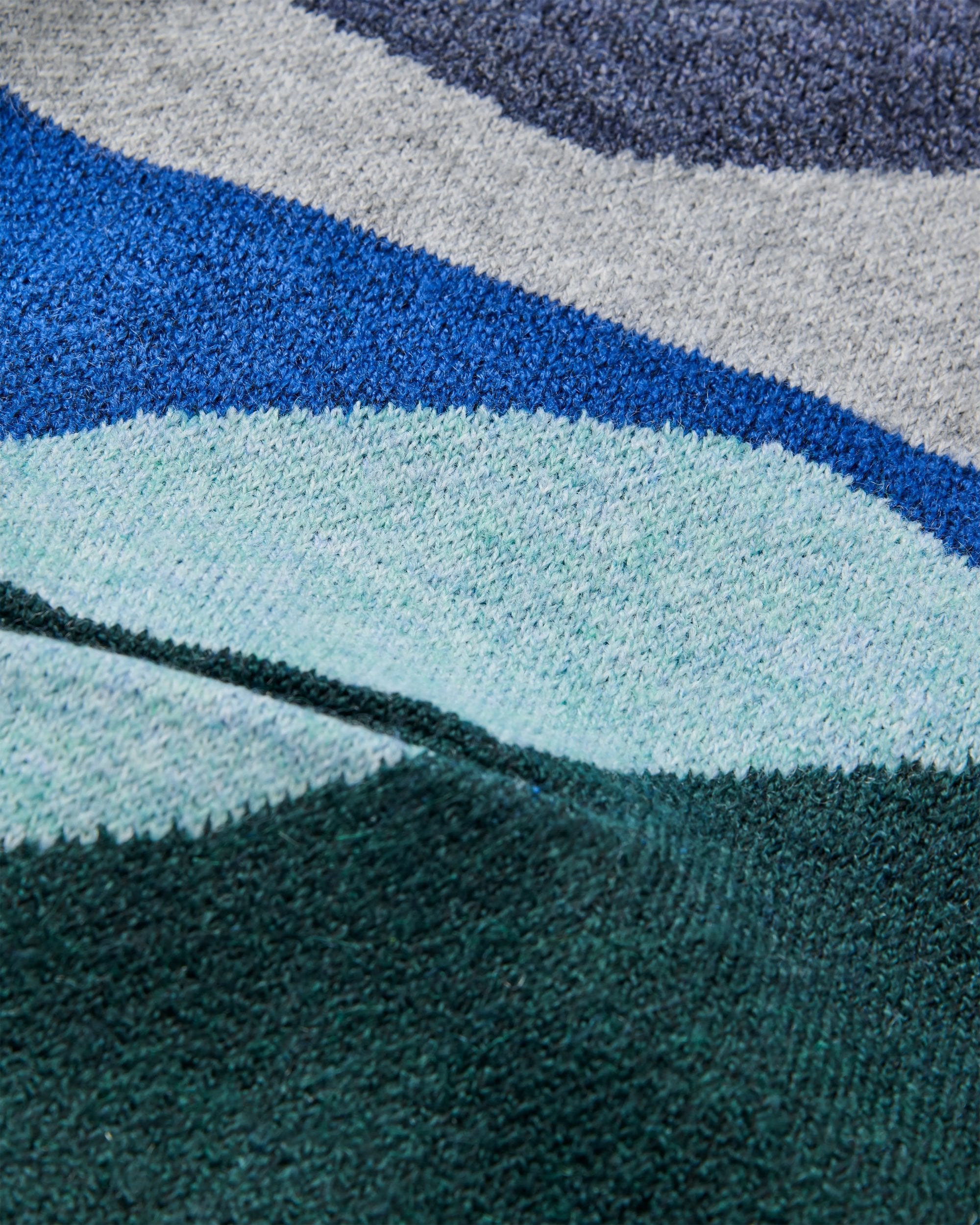 Scenic Recycled Long Knitted Cardigan - Scenic Rich Navy - Flatlay