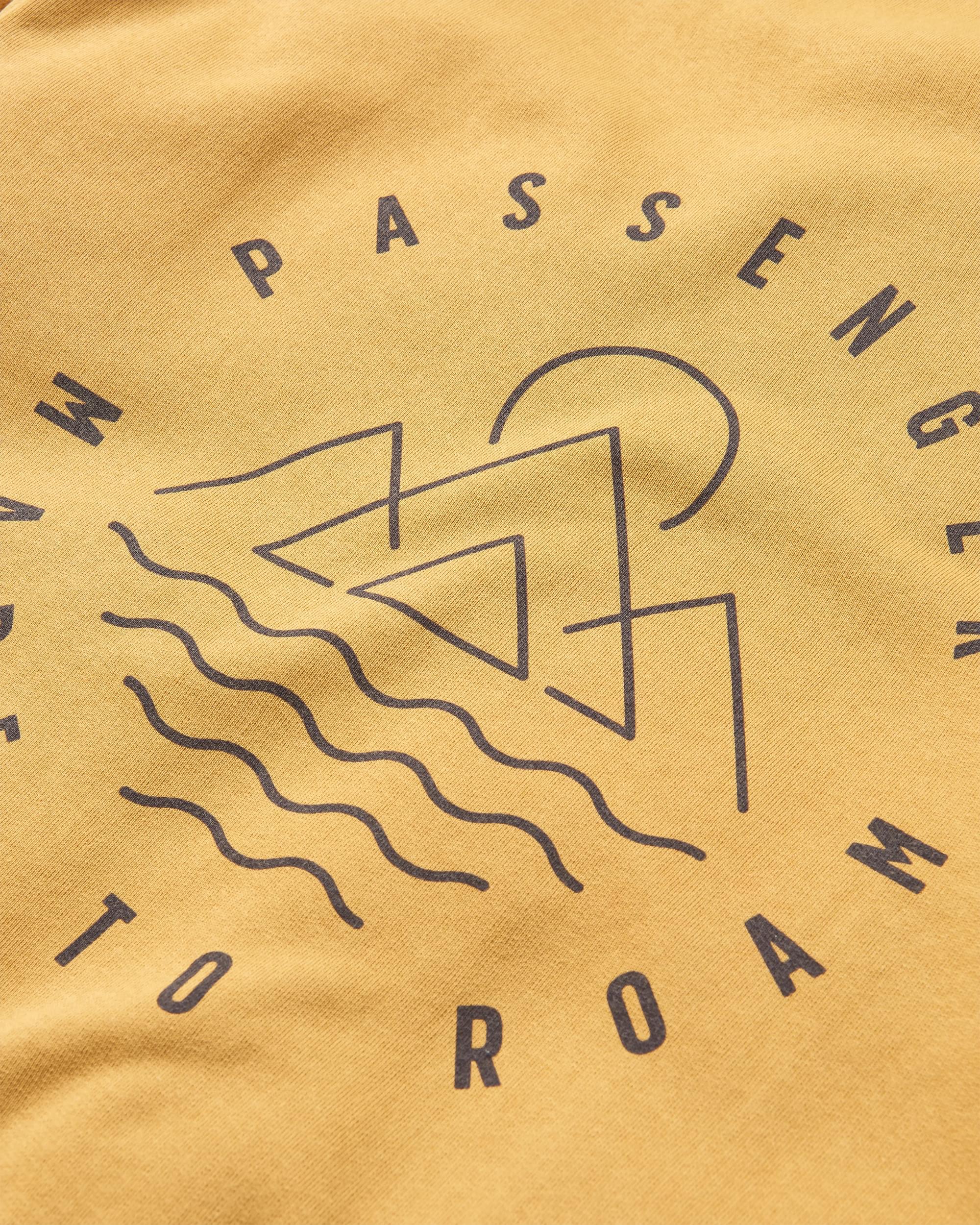 Escapism Sweatshirt - Mustard Gold - Flatlay