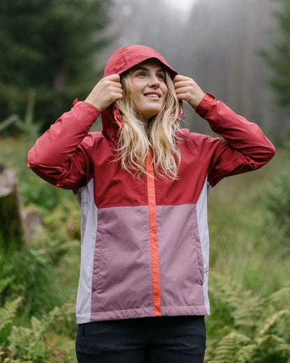 Rainstorm Recycled Waterproof Jacket - Forest Berry/Berry