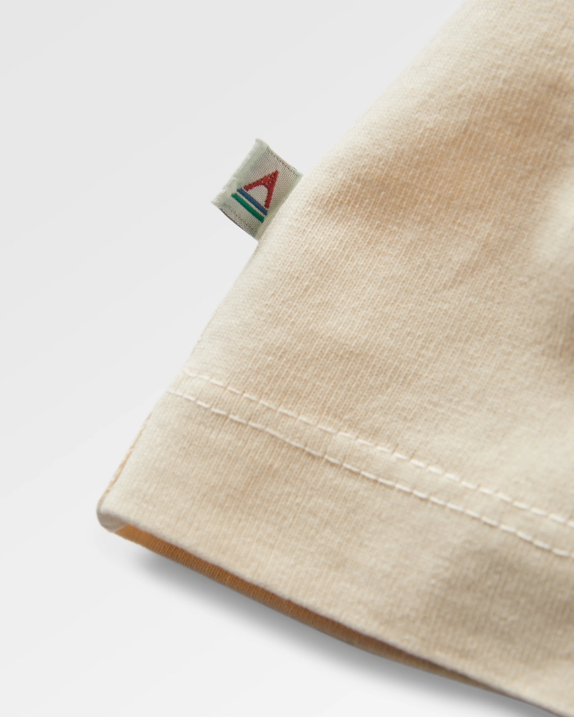 Dune Men's Recycled Cotton T-Shirt - Birch - Flatlay