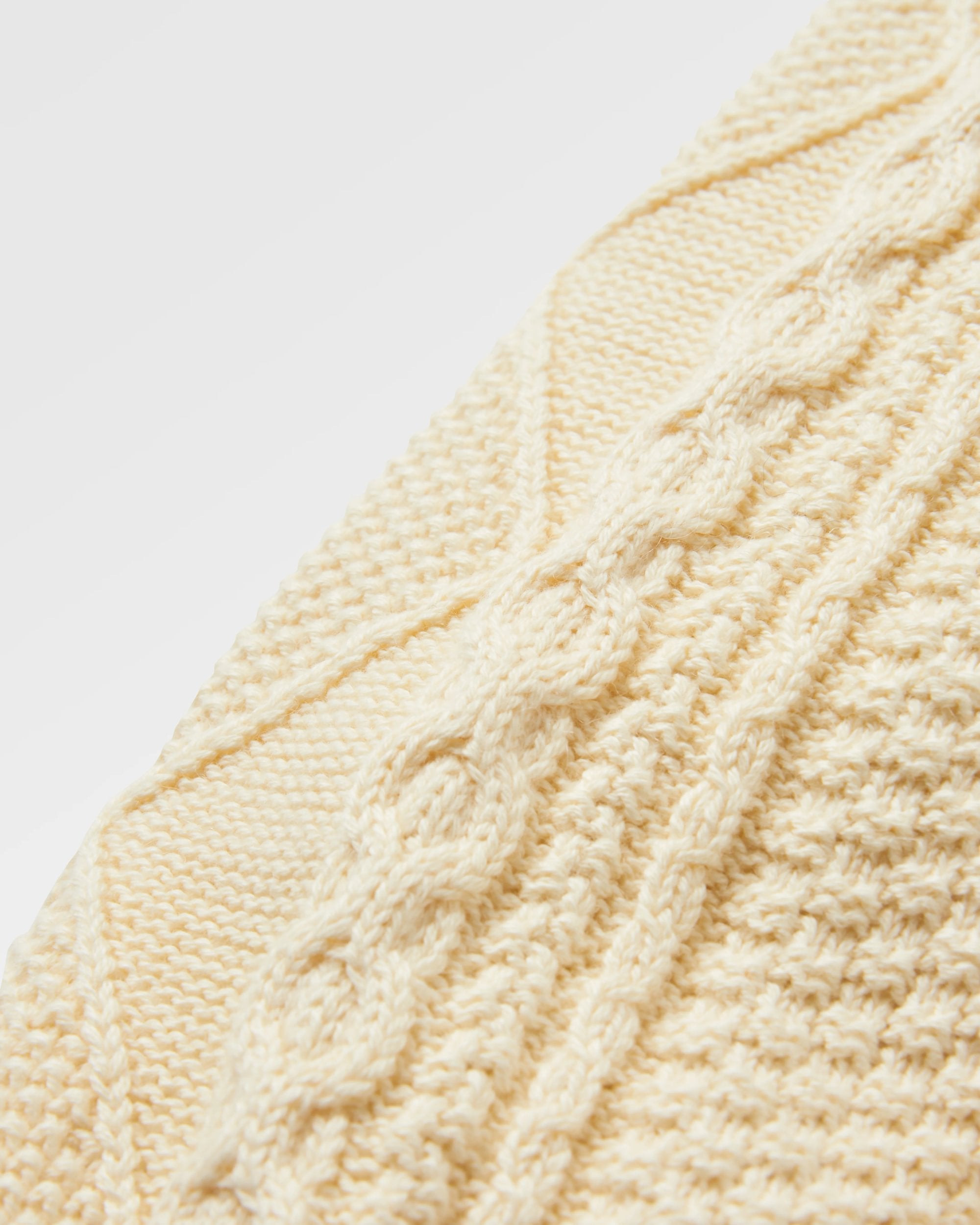 Aerial LS Knit Top - Oatmeal - Flatlay