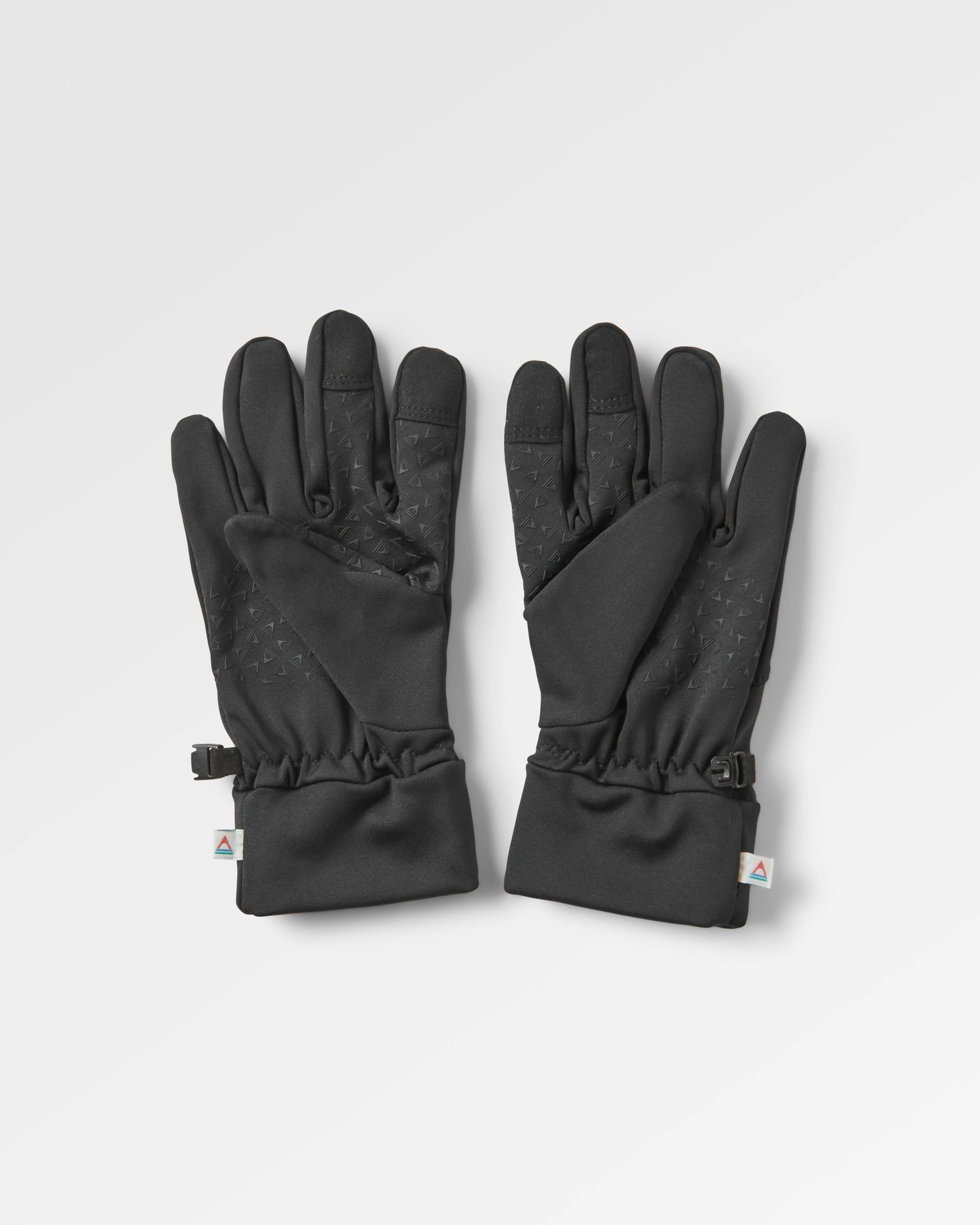 Jacks 2.0 Recycled Touch Screen Gloves - Black - Flatlay