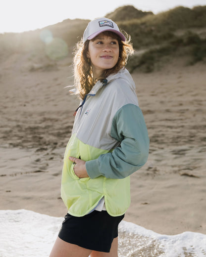 Moonlight Recycled Insulated Smock - Lime Juice