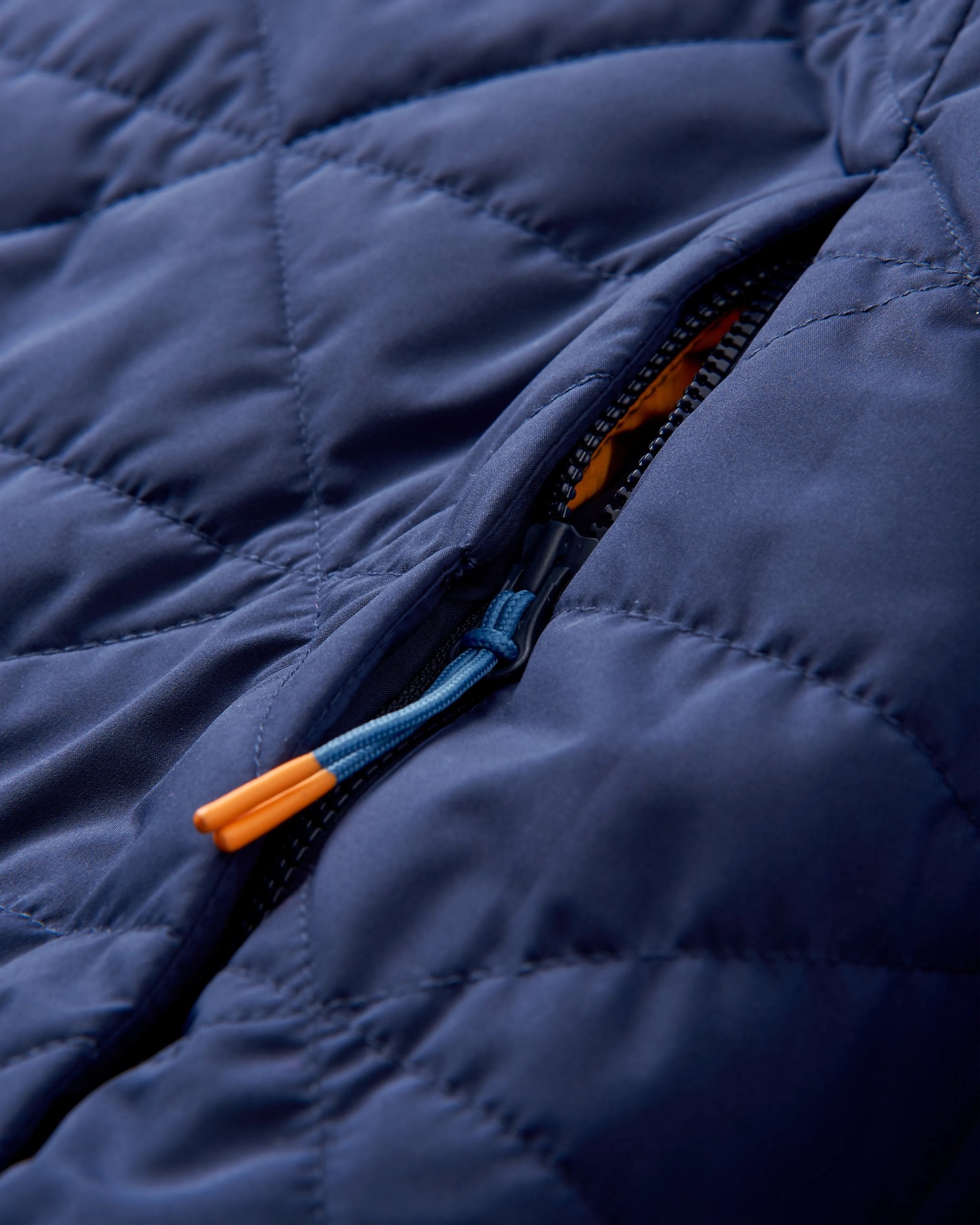 Base Recycled Thermore® Insulated Jacket - Dark Denim - Flatlay