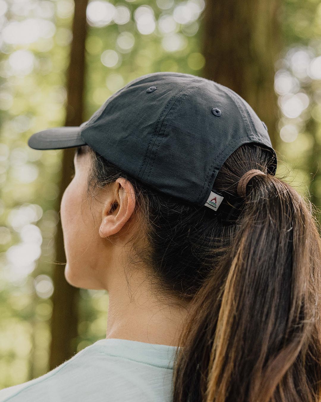 Womens_Active Organic 6 Panel Cap - Black