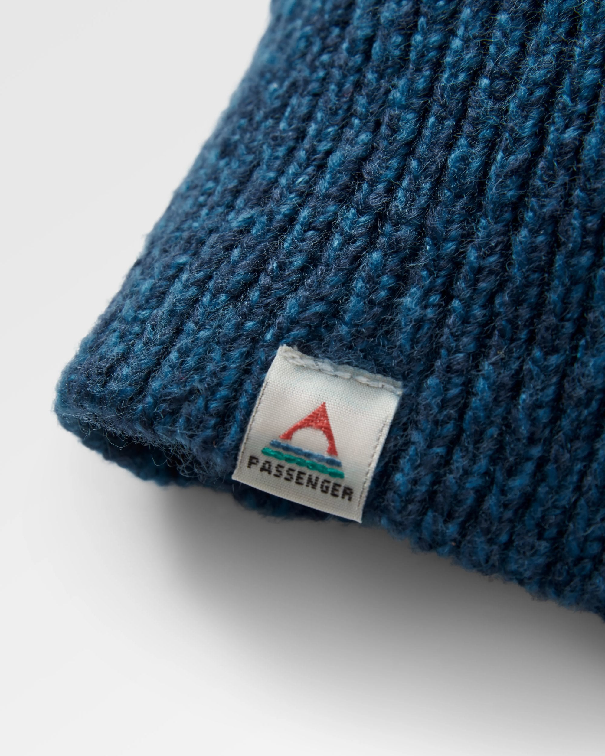 Fog Recycled Knitted Jumper - Rich Navy - Flatlay