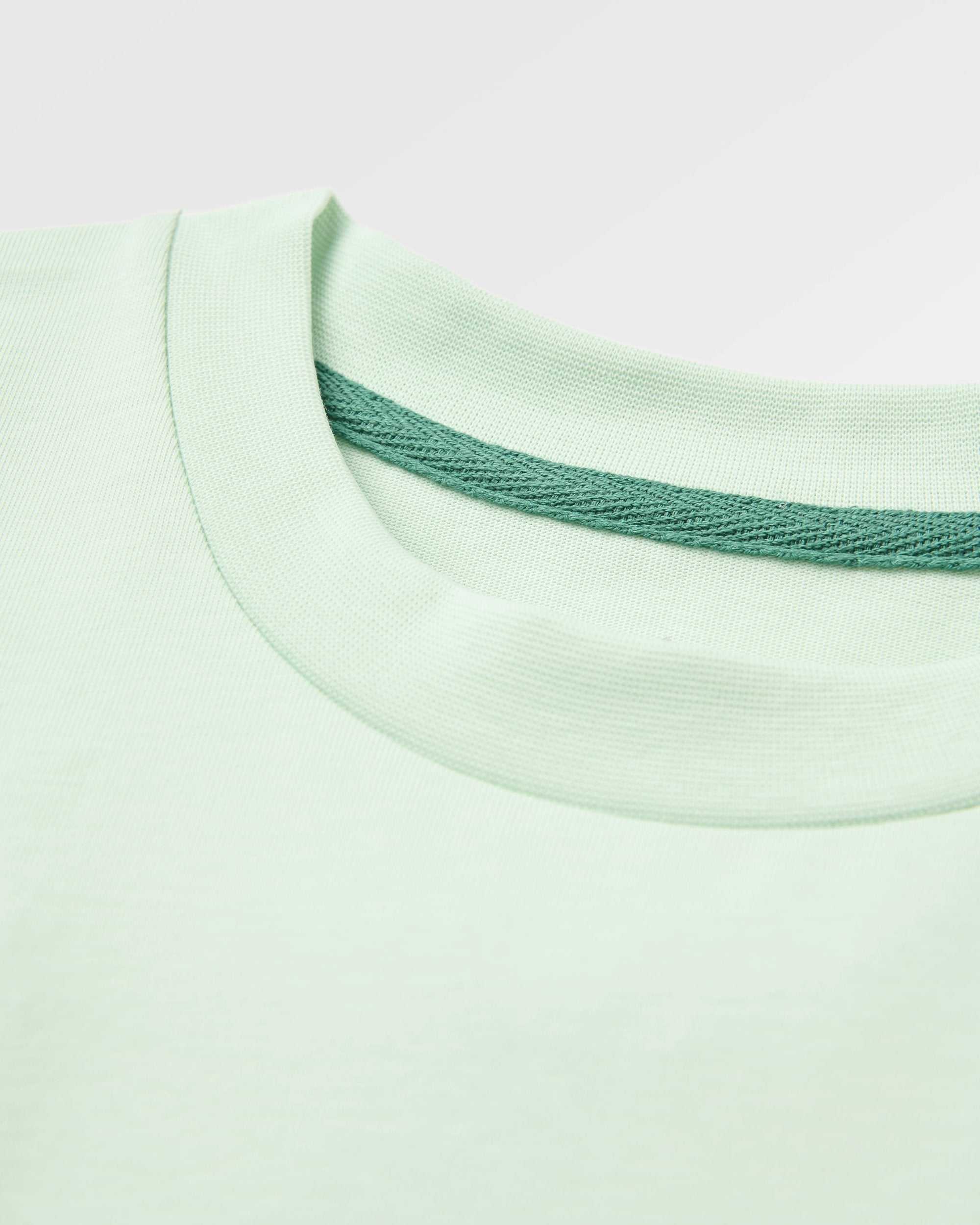 Snapshot Organic Cotton Relaxed Fit T-Shirt - Spearmint - Flatlay