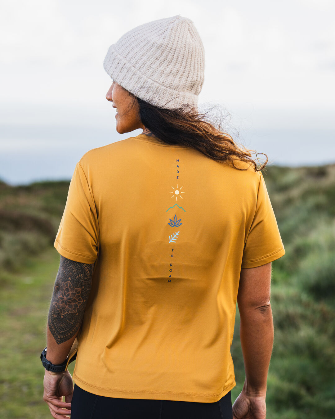 Align Active Recycled T-Shirt - Dusty Ochre - Lifestyle