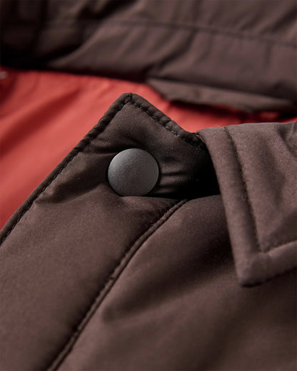 Vanlifer Insulated Overshirt - Espresso - Flatlay