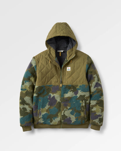 Adventure 2.0 Recycled Deep-Pile Sherpa Fleece - Alpine Camo Khaki