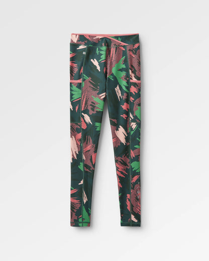 Mantra Recycled Active Legging - Abstract Mountain Fir Tree