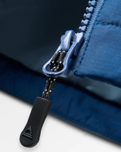 Daybreak Lightweight Recycled Thermore® Insulated Hoodless Jacket - Rich Navy/Storm Grey/Dark Denim - Flatlay