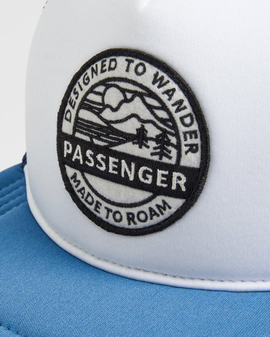 Odyssey Active Mesh Snapback Cap - Navy/ Moonlight Blue