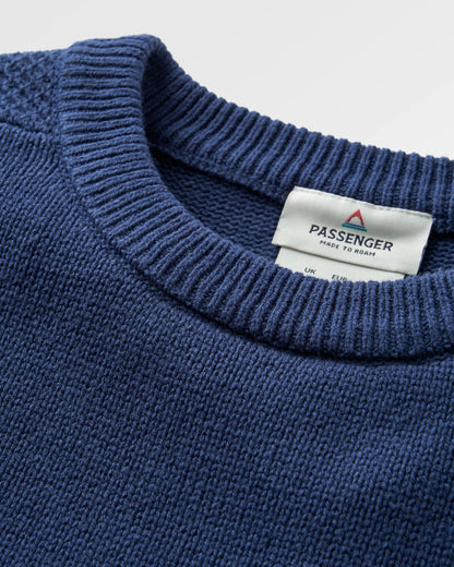 Cove 2.0 Organic Cotton Knitted Jumper - Rich Navy