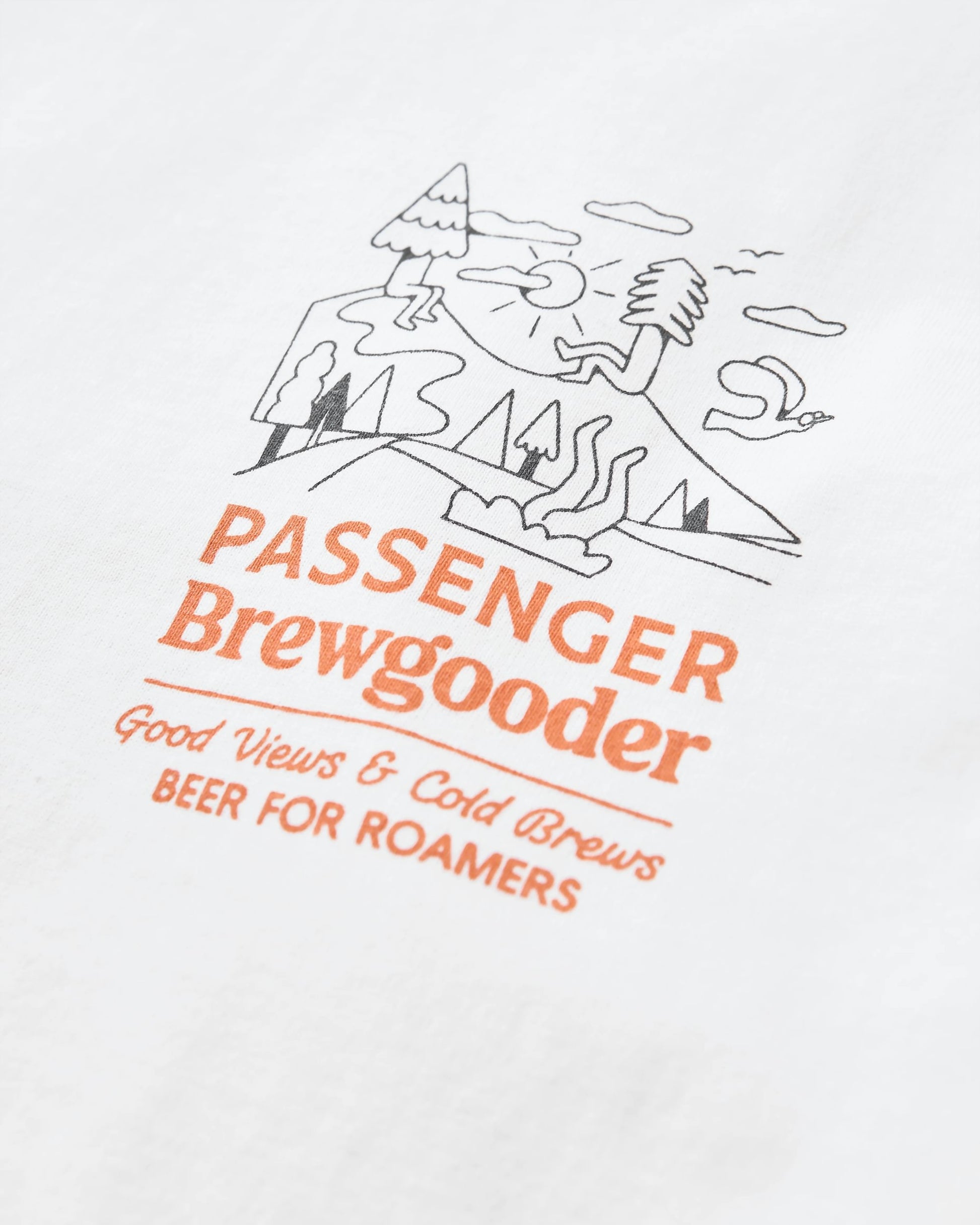 Brews & Views T-Shirt Passenger X Brewgooder - White