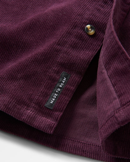 Backcountry Cord Shirt - Deep Plum