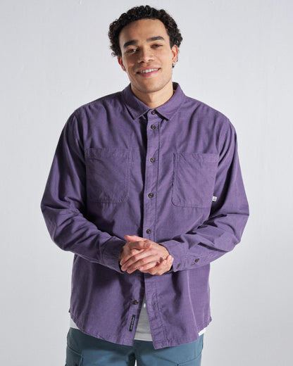 Backcountry Cord Light Shirt - Heather - Studio Model