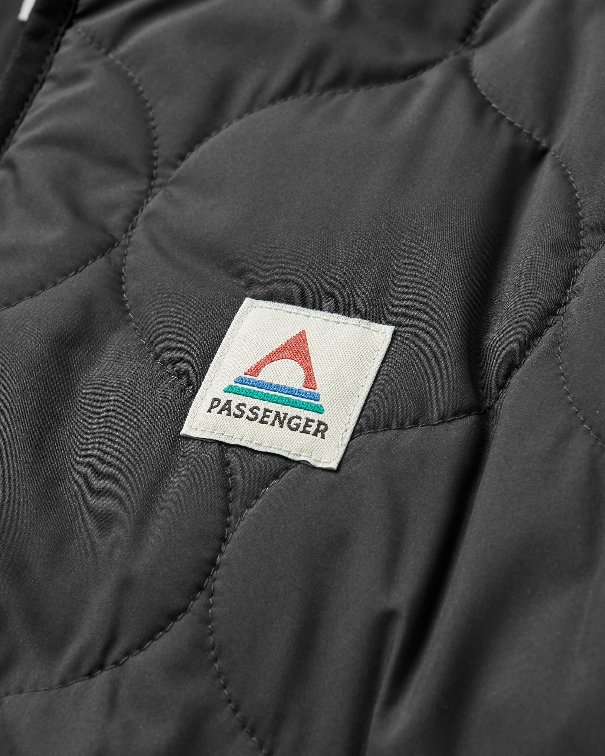 Hytte Recycled Fleece-lined Jacket - Black - Flatlay